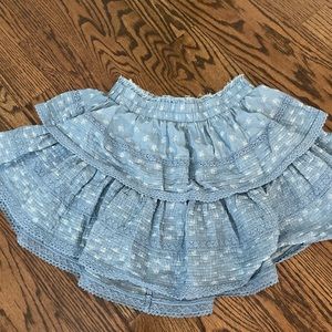 Aerie rock n ruffle mini skirt
